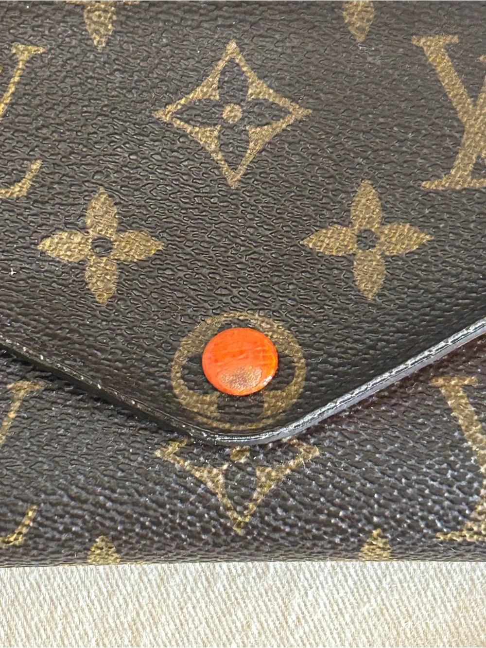 100% Authentic Louis Vuitton Monogram Canvas Josephine Wallet